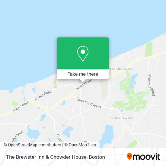 The Brewster Inn & Chowder House map