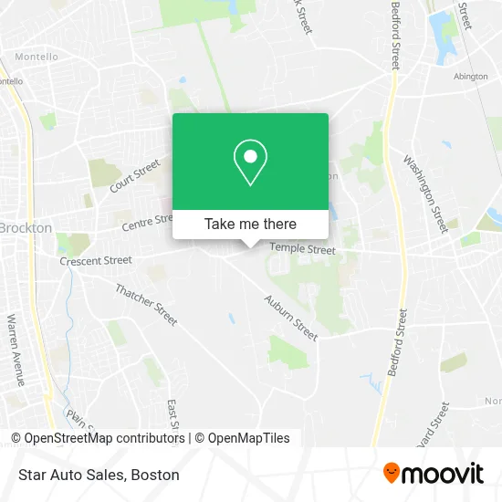 Star Auto Sales map