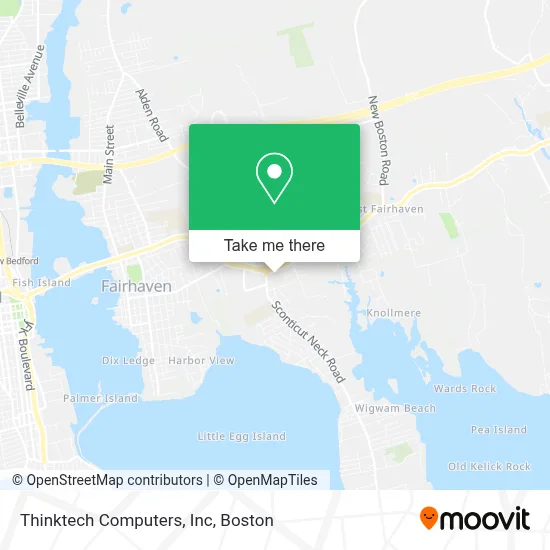 Thinktech Computers, Inc map