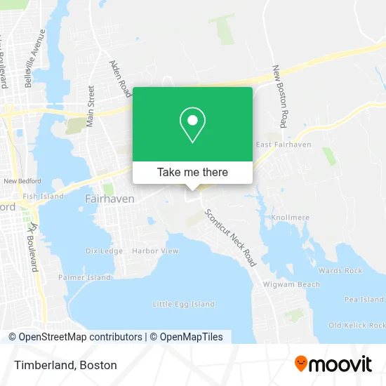 Timberland map