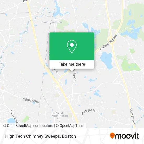 High Tech Chimney Sweeps map