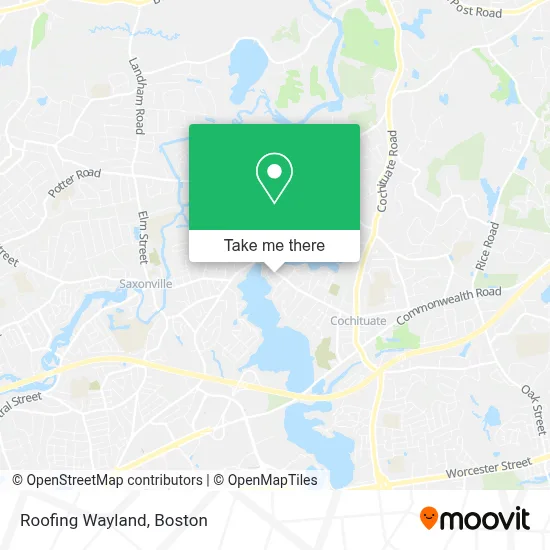 Roofing Wayland map