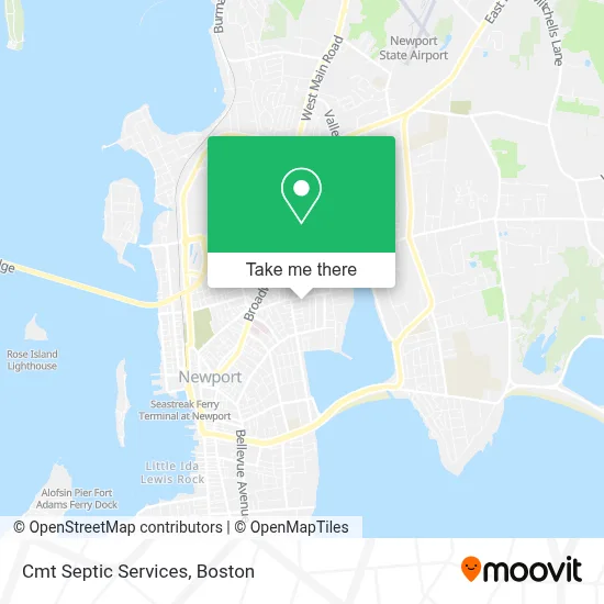 Cmt Septic Services map