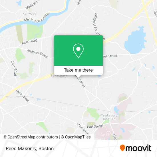 Reed Masonry map