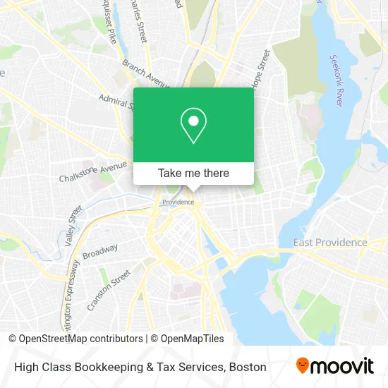 High Class Bookkeeping & Tax Services map