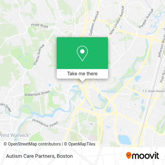Autism Care Partners map