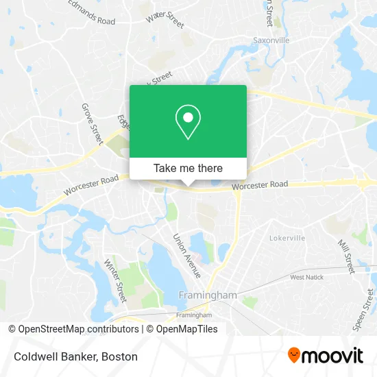 Coldwell Banker map