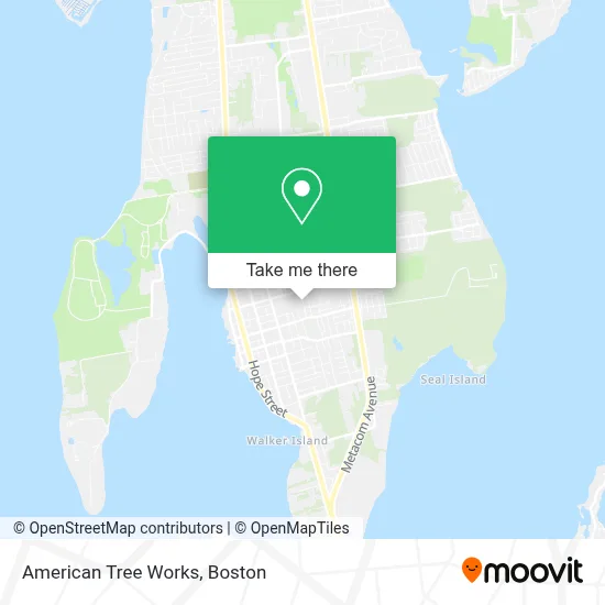 American Tree Works map