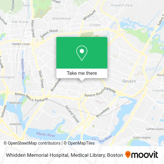 Whidden Memorial Hospital, Medical Library map