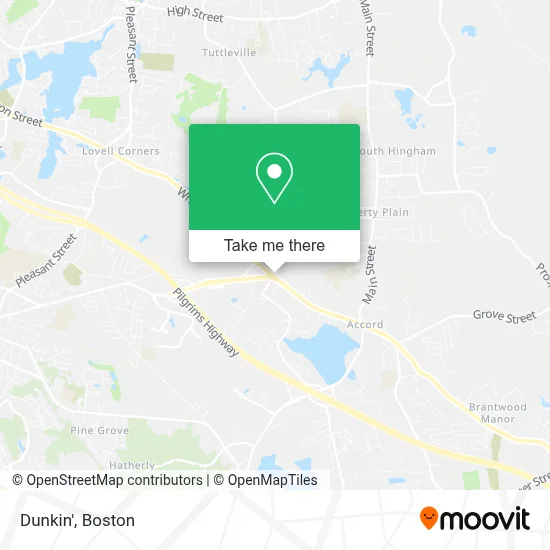 Dunkin' map