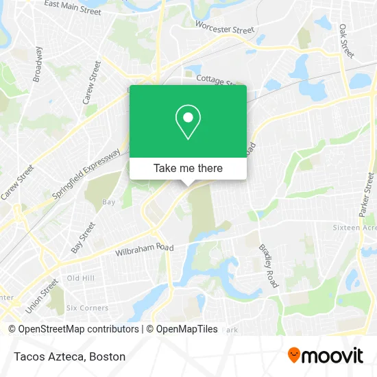 Tacos Azteca map
