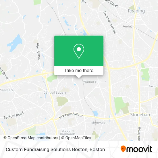 Custom Fundraising Solutions Boston map