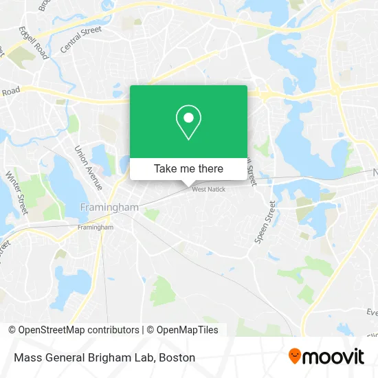 Mass General Brigham Lab map