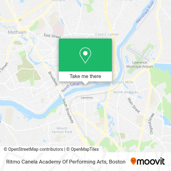 Ritmo Canela Academy Of Performing Arts map