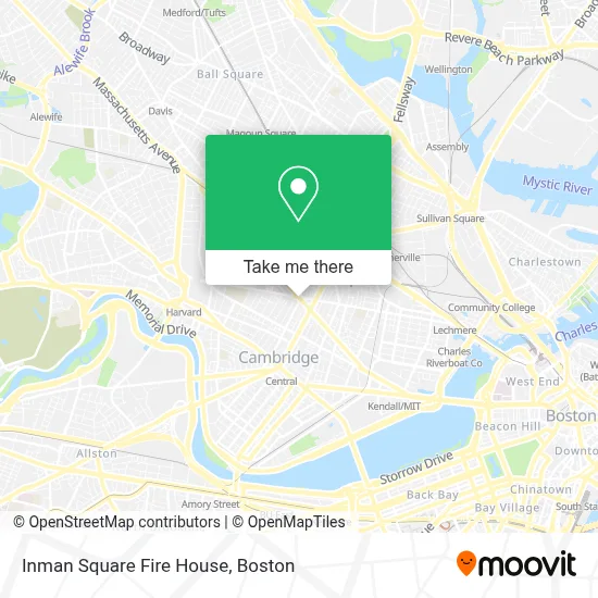 Inman Square Fire House map