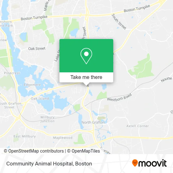 Community Animal Hospital map