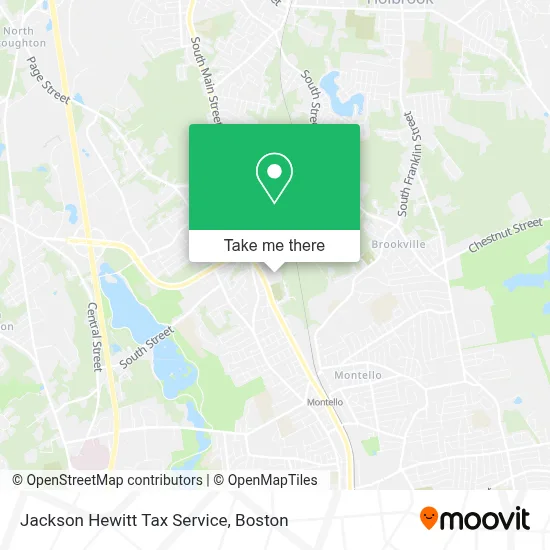 Jackson Hewitt Tax Service map