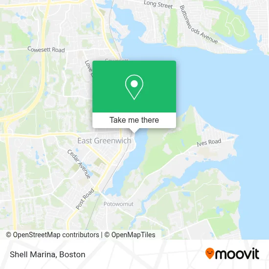 Shell Marina map
