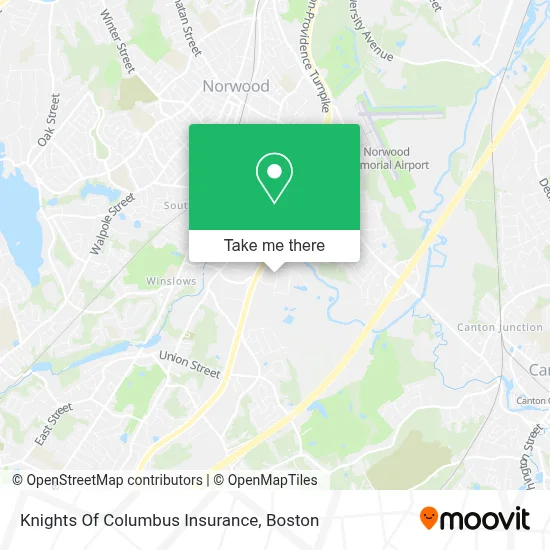 Knights Of Columbus Insurance map