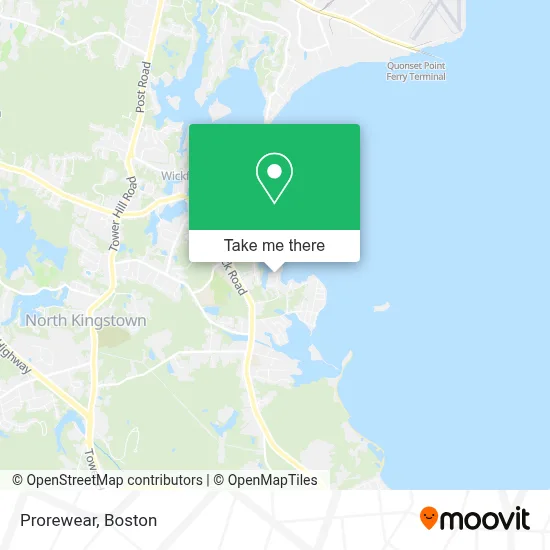 Prorewear map