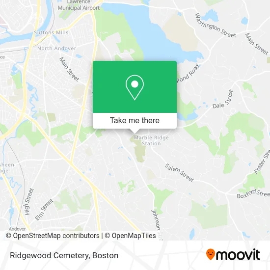 Ridgewood Cemetery map