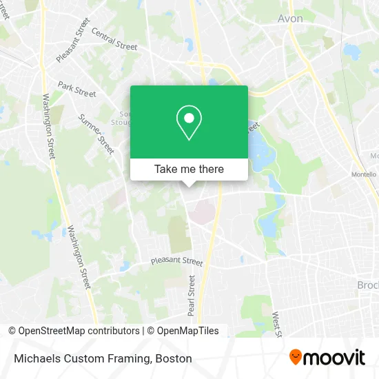 Michaels Custom Framing map