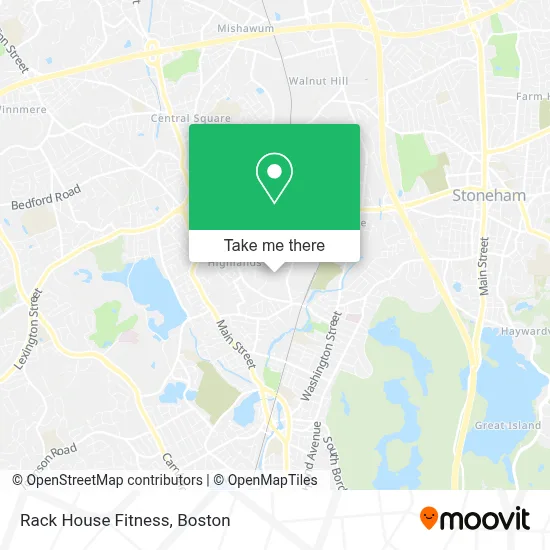 Rack House Fitness map