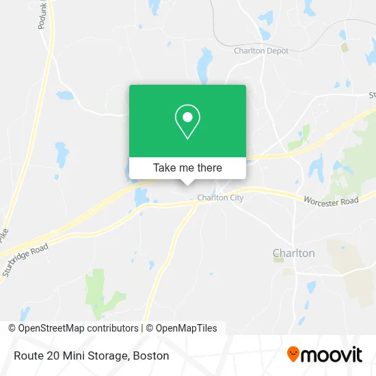 Route 20 Mini Storage map