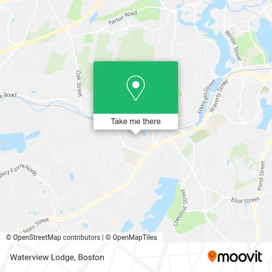 Waterview Lodge map