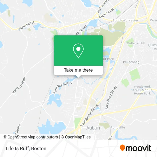 Life Is Ruff map