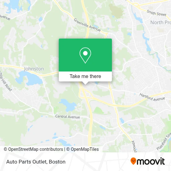 Auto Parts Outlet map