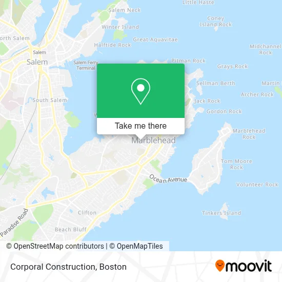 Corporal Construction map