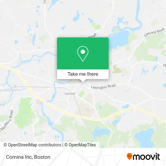 Comina Inc map