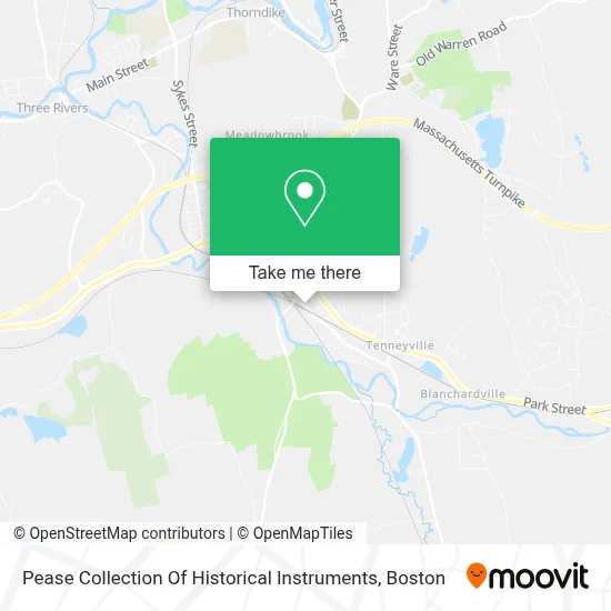 Pease Collection Of Historical Instruments map