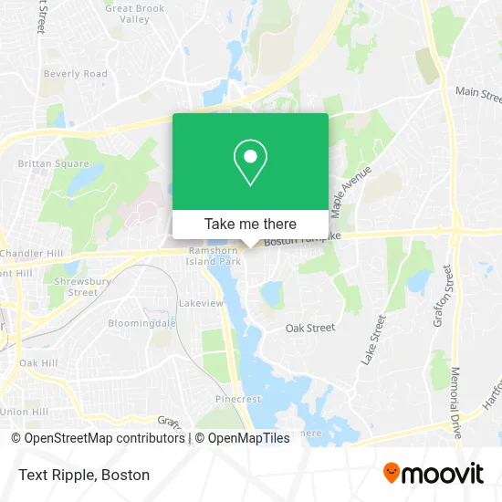 Text Ripple map