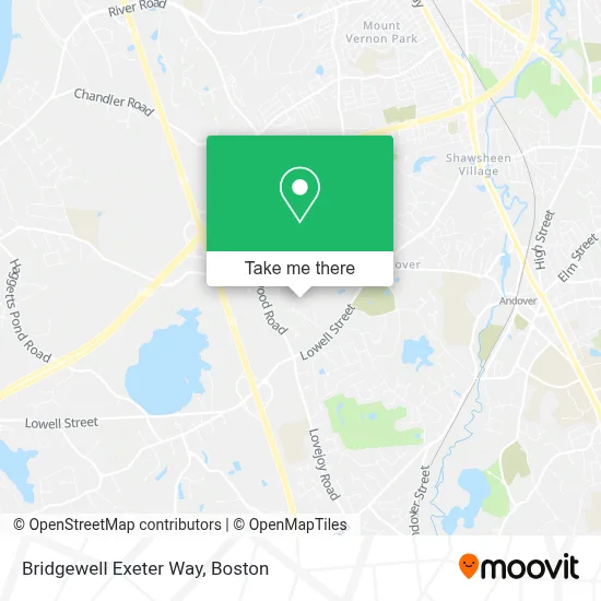 Bridgewell Exeter Way map