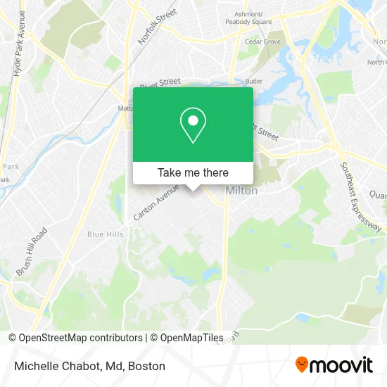 Michelle Chabot, Md map