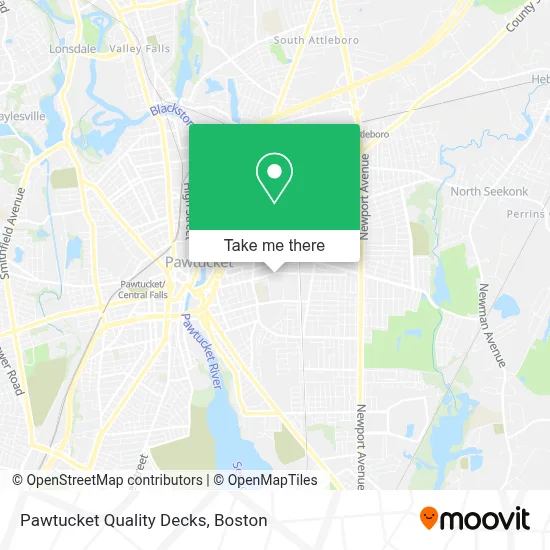 Pawtucket Quality Decks map