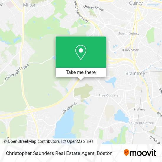 Christopher Saunders Real Estate Agent map