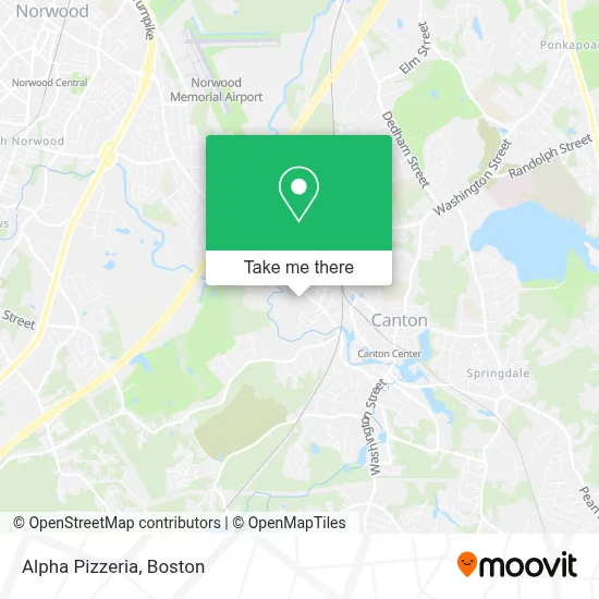 Alpha Pizzeria map