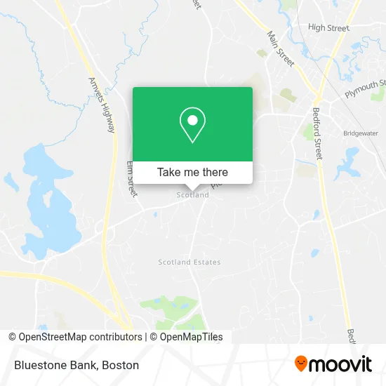 Bluestone Bank map