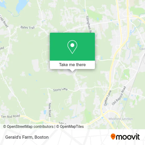 Gerald's Farm map