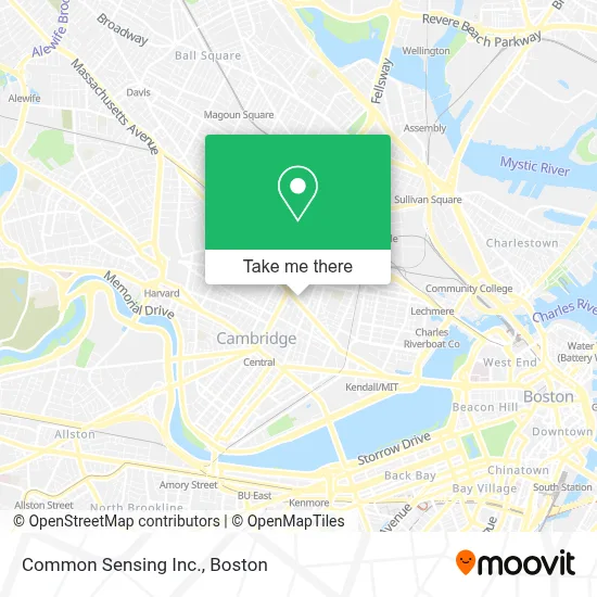 Common Sensing Inc. map