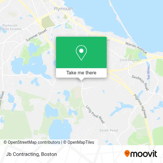 Jb Contracting map