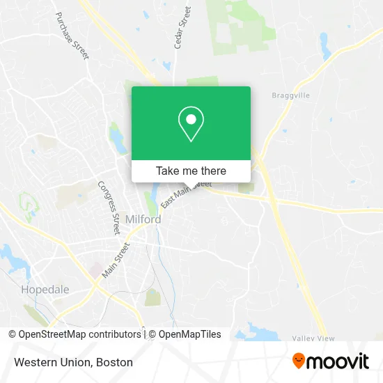 Western Union map