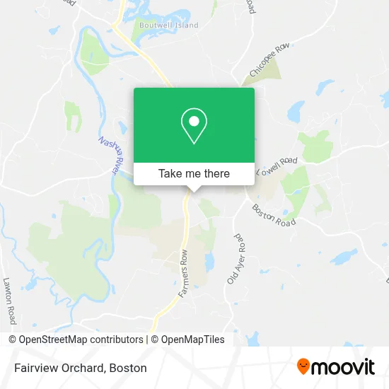 Fairview Orchard map