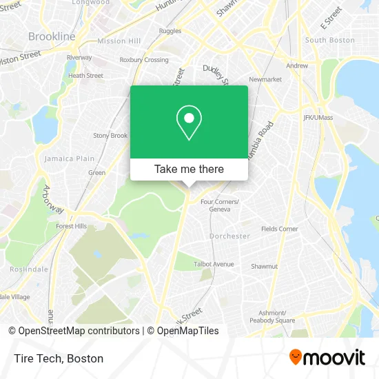 Tire Tech map