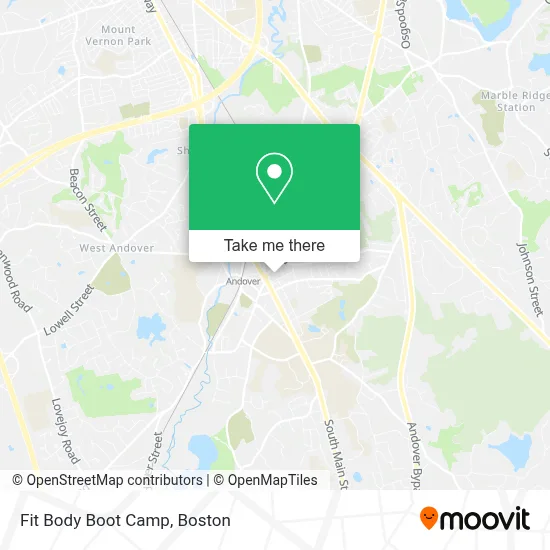 Fit Body Boot Camp map