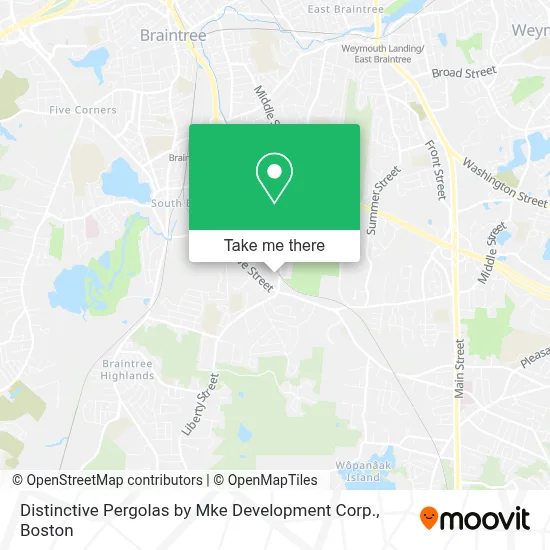 Distinctive Pergolas by Mke Development Corp. map
