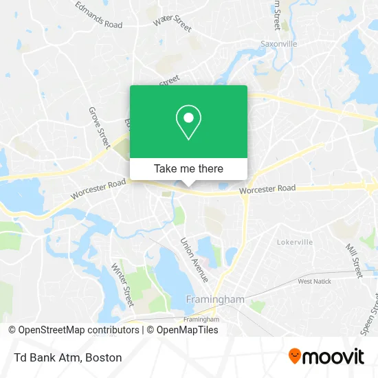 Td Bank Atm map